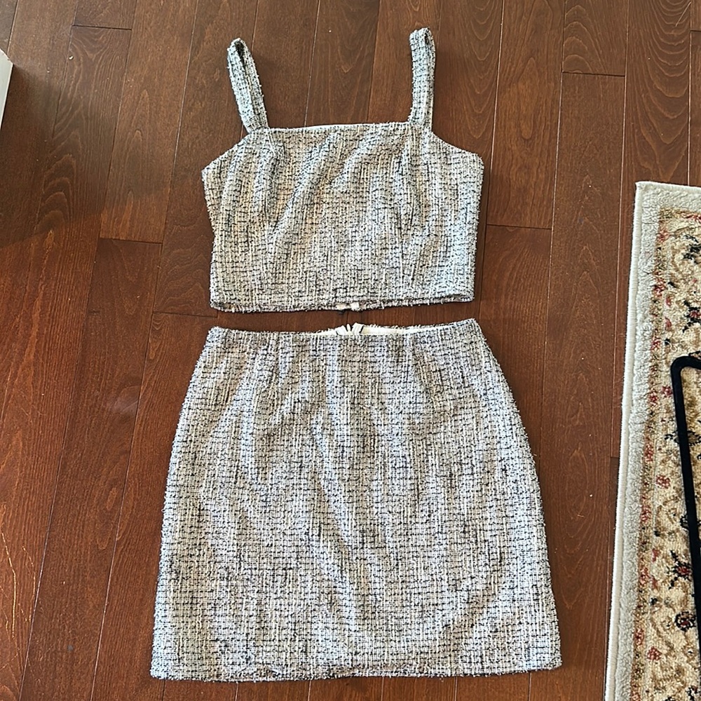 Matching Set- Skirt & Top (aqua)